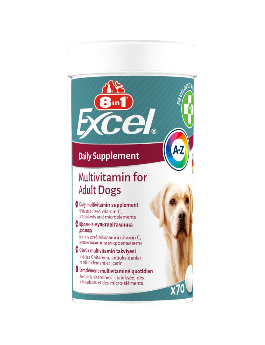 8in1 Excel Multi-Vitamin Adult Dog Мультивітаміни для дорослих собак